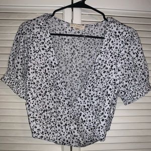 Pacsun la hearts blouse floral small